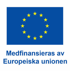EU-logotyp med texten "Medfinansieras av Europeiska unionen".
