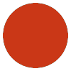 Kommunens mörkgröna profilfärg Pantone 2349 visas i en fylld cirkel.