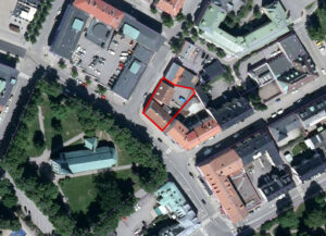 Kartbild över detaljplansområde Telegrafen 10