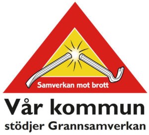 Logotyp Vår kommun stödjer grannsamverkan.